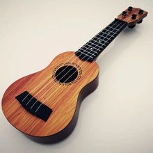 Load image into Gallery viewer, Yukri toy children&#39;s small guitar model music enlightenment instrument guitar toy mini four string guitar
