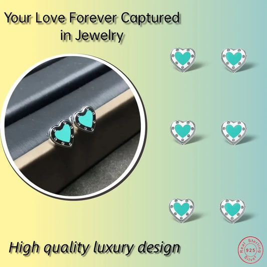 Small exquisite and lovely simple 925 sterling silver earrings are essential female accessories for daily commuting