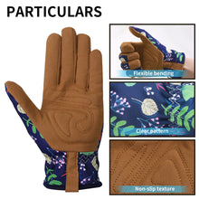 Load image into Gallery viewer, Gardening Gloves for Women Breathable leather Garden Gloves with Grip Thorn-Proof Puncture-Resistant Work Gloves
