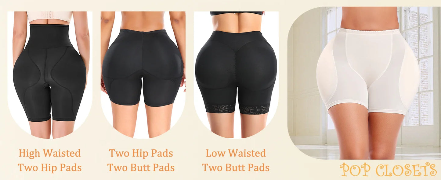 Butt Lifter Shapewear Shorts Women Fake Booty Hip Enhancer Body Shaper Waist Trainer Belly Control Panties Body Shapewear Fajas
