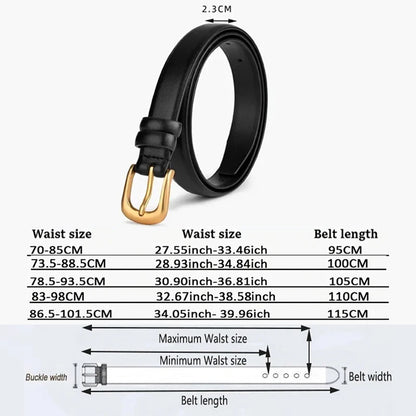 Women's Trousers Belt Belts for Women Fashion Luxury Designer Brand Belt for Jeans Pin Buckle Black Brown Waist Belt ZX015