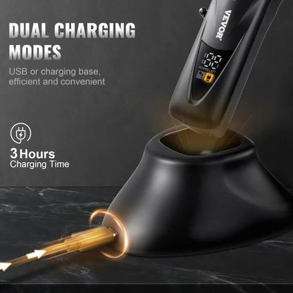 Professional Men's Barber Hair Clipper 10000RPM DLC Fade Blade