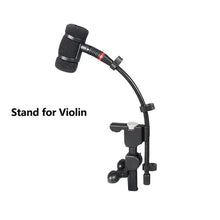 Load image into Gallery viewer, Instrument Microphone Clip Clamp for Violin Mandolin Cello and Wooden Guitar, Mic Stand Rackmount
