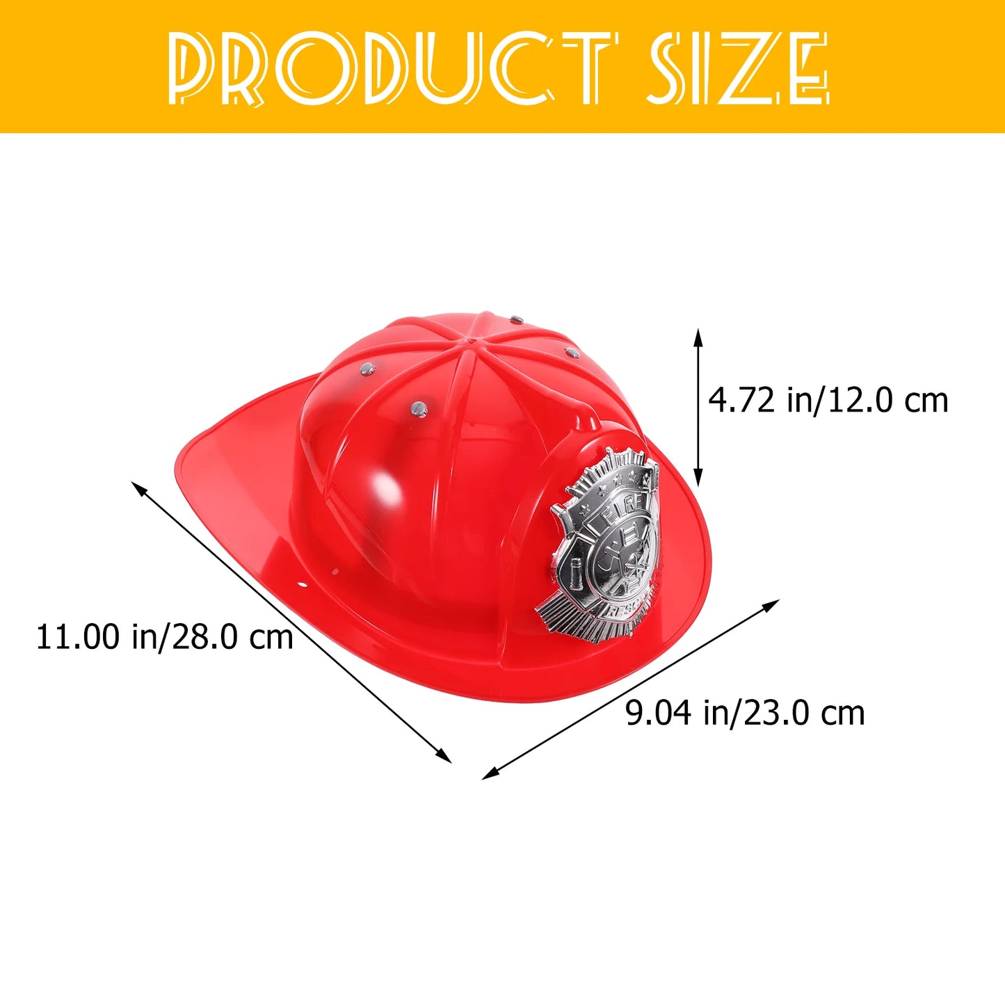 Hat for Kids Fire Safety Toy Boy Simulation Miss Childrens Fireman Hats Toddler