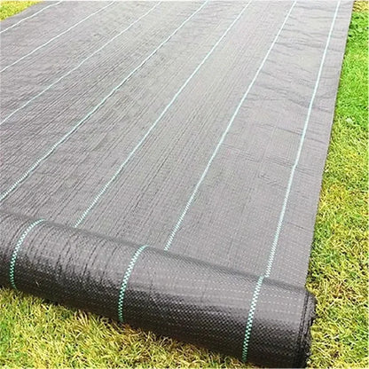 Garden Landscape Fabric Weed Barrier Heavy DutyDriveway Gardening Mat Polypropylene Ground Cover FlowerVegetable Raised Beds Law