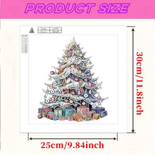 Load image into Gallery viewer, 5D Christmas Tree Pattern DIY "Diamond Painting Set, partially inlaid with irregular diamonds, home decoration artwork. New Diam
