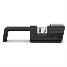 Load image into Gallery viewer, Knife Sharpener, 3-Stage Knife Sharpener Tool with Sharpening Stone, 2-in-1 Knife Sharpener Kit, Foldable Chef Knife Sharpening

