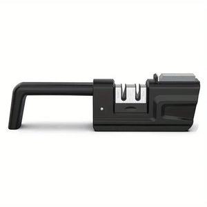 Knife Sharpener, 3-Stage Knife Sharpener Tool with Sharpening Stone, 2-in-1 Knife Sharpener Kit, Foldable Chef Knife Sharpening