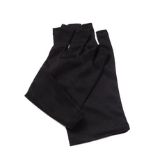 Load image into Gallery viewer, Nail Tools Anti-ultraviolet Uv Gloves Sun Black Half Exposed Fingertips Phototherapy Gloves Short Section
