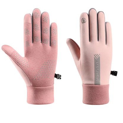Winter Gloves Women Cycling Bike Thermal Cold Resistance Wind Waterproof Bicycle Warm Outdoor Running Skiing Mittens