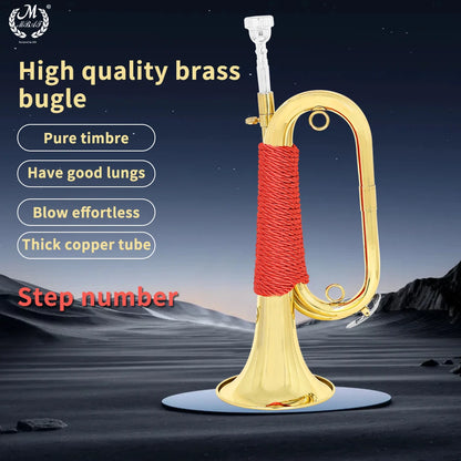 MBAT Tuba Spanish Sound Pure And High-Quality Brass BugleThick Copper Tube Brass Instrument Suitable For Beginners&Performers