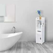 Load image into Gallery viewer, Bathroom Storage Shelf Drawer Multi Compartment Organizer Water Proof Anti Decay Anti Rot Environmental Friendly White
