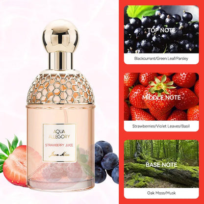 Original brand perfume Flower Language Women's perfume has a fresh, natural and long-lasting floral and fruity scent.