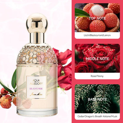 Original brand perfume Flower Language Women's perfume has a fresh, natural and long-lasting floral and fruity scent.