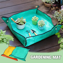 Load image into Gallery viewer, Gardening Mat PE Square Plant Pad Waterproof for Transplanting Flower Pots Potting Mat Foldable Garden Repotting Anti-dirty Tarp
