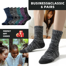 Load image into Gallery viewer, 3 Pairs of Merino Wool Warm Winter Socks Hiking Socks for Men and Women Winter Skiing Thick Boots Insulated Socks Cold Resistant
