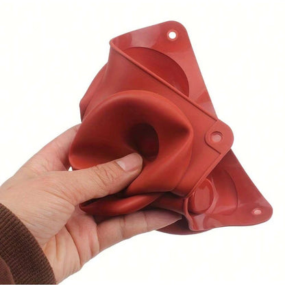 1PC 4 Holes Donut Silicone Mold High Temperature Resistant Big Donut Cake Pudding Jelly Chocolate DIY Mould Cake Baking Tools