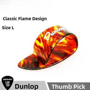 Dunlop Guitar Thumb Pi Middle Finger Thumb Ring L M S Finger Pi Guitar Accories Music Instrument Supplies