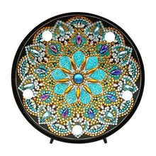 Load image into Gallery viewer, Mandala Round Circle DIY Diamond Painting Led Light Night Lamp Table Desk Decoration
