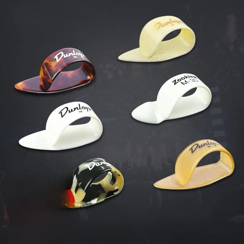Dunlop Guitar Thumb Pi Middle Finger Thumb Ring L M S Finger Pi Guitar Accories Music Instrument Supplies