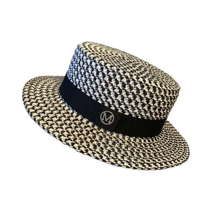 Women's Spring and Summer Top Hats Seaside Sunscreens Beach Sunhats Korean Vacation Casual Flat Hats