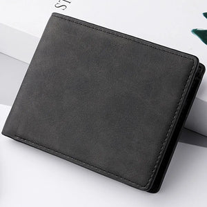 2025 New Wallet Men Short Dollar Clip Zipper Simple Soft Leather Lightweight