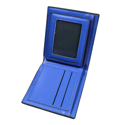 2023 New Men's Business Wallet Slim Minimalist Tri-Fold Wallet Fashion Muitifunctional and Portable for Daily Life