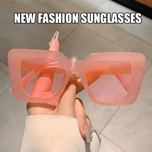 New Irregular Square Sunglasses for Women Men Luxury Design Ladies Party Eyewear Shades UV400 Protection Sun Eyeglasses Goggles