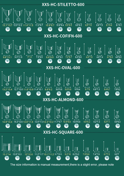 NAILPOP Soft Gel Nail Tips 600PCS Pre-Buff Full Cover Coffin Almond  Oval Shaped Nail Extenison Tips Half Matte Gel X Fake Nails