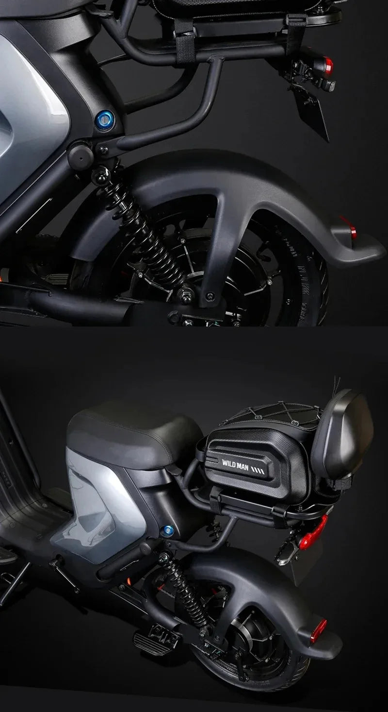 4L Multifunctional Bicycle Rear Seat Bag Waterproof Cycling Bike Rack Trunk Cargo Bag Pannier Bag Handbag Shoulder Bag