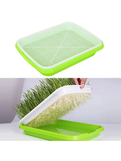 Germination Tray Seed Germination Tray Seedling Tray Wheatgrass Seed Planting Soilless Cultivation Planting Pot