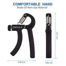 Load image into Gallery viewer, Adjustable R-Type Hand Grip Exercise Countable Strength Exercise Strengthening Pliers Spring Finger Pinch Wrist Expander
