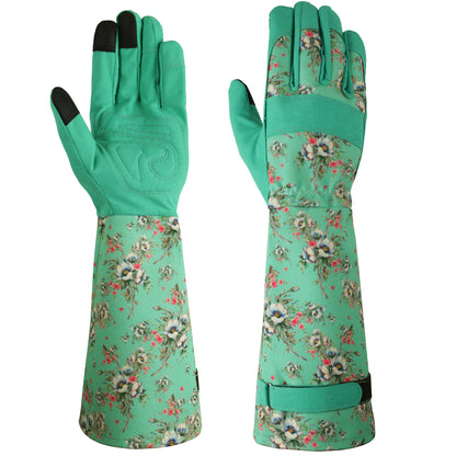 Gardening Gloves for Women Breathable leather Garden Gloves with Grip Thorn-Proof Puncture-Resistant Work Gloves