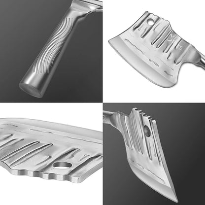 1Pc Heavy Duty Butcher's Axe, Chopping Knife, Stainless Steel Thickened Blade and Ergonomic Handle, Chinese Kitchen Axe