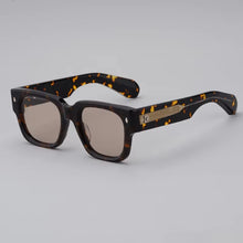 Load image into Gallery viewer, Sunglasses for Men Vintage Acetate Luxury Designer Sunglasses Women Occhiali Da Sole Da Uomo ENZO Red Lens Sunglasses
