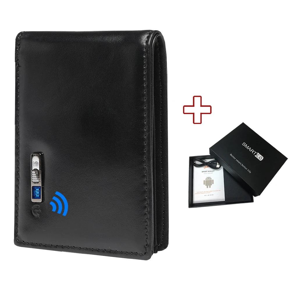 Wallet GPS Card Holder Wallet for Men Smart Card Holder  Wallet for Men With Tracking Device  FindMy for Android, Best Men  Gift