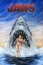 Load image into Gallery viewer, Jaws Classic Movie 5D Diamond Painting Horror Shark DIY Mosaic Cross Stitch Living Room Wall Decor
