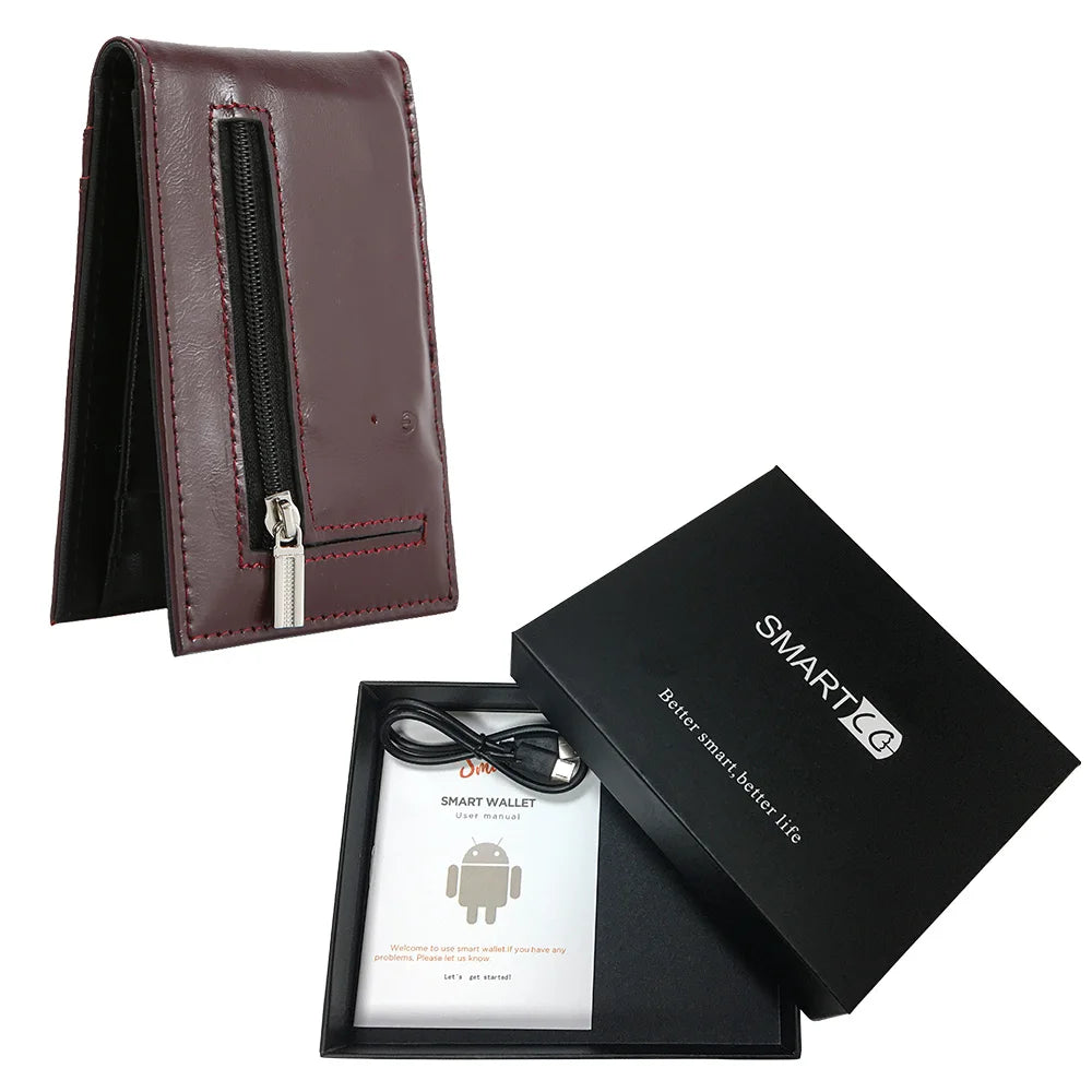 Wallet GPS Card Holder Wallet for Men Smart Card Holder  Wallet for Men With Tracking Device  FindMy for Android, Best Men  Gift