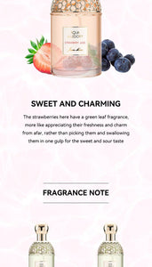 Original brand perfume Flower Language Women's perfume has a fresh, natural and long-lasting floral and fruity scent.