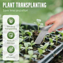 Load image into Gallery viewer, Seedling Transplant Tongs, Stainless Steel Seedling Remove Transplanting Pliers,   Reducing Root Damage (2PCS, Medium)
