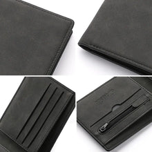 Load image into Gallery viewer, 2025 New Wallet Men Short Dollar Clip Zipper Simple Soft Leather Lightweight
