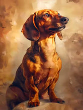 Load image into Gallery viewer, Dachshund 5D Diamond Painting Cute Pet Dog Art Mosaic Portrait DIY Diamond Embroidery Room Home Decor Art Rhinestones Handicraft

