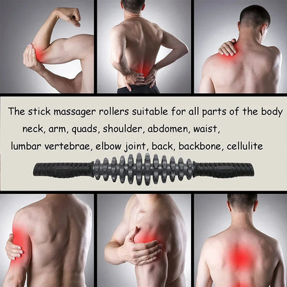 Body Massage Sticks Muscle Roller Athletes Muscle Roller Stick for Relief Muscle Soreness Cramping Tightness Anti Cellulite Gym