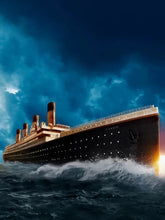 Load image into Gallery viewer, Diamond Painting Full Kit The Titanic Movie Scene 5D Diamond Mosaic Cross Stitch Rhinestone Art Pictures Embroidery Wall Decor
