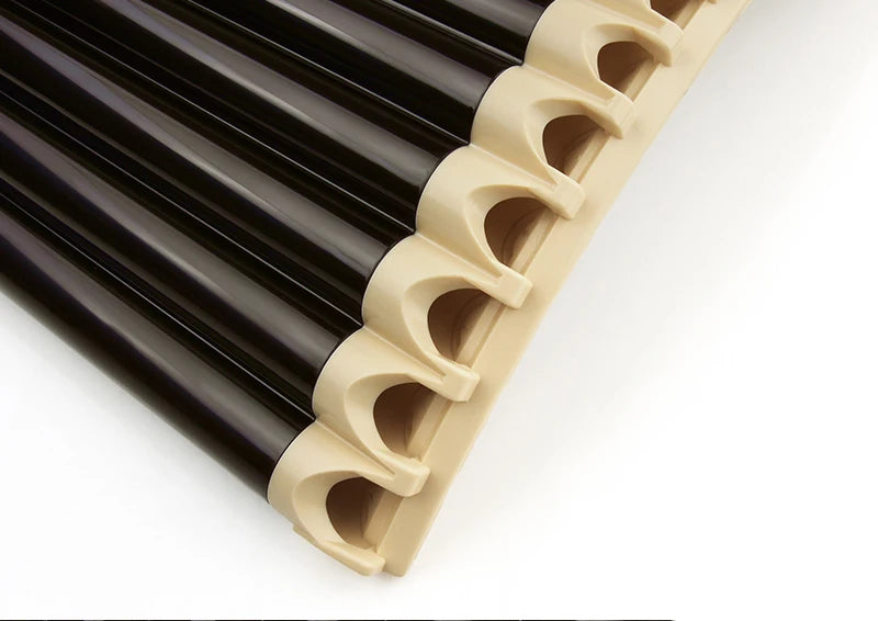 Professional ABS Panflute, Musical Instrument Panpipe, Transverse Pan Fluta Music Wind Musicales, Diatonic Scale, 26 C Key Pipes