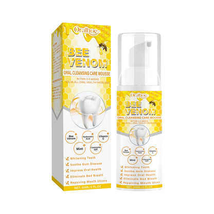 Teeth Cleansing Mousse Removes Smoke Stains Removes Yellowing Freshens Breath Effectively Whitens and Removes Yellowing Oral Car
