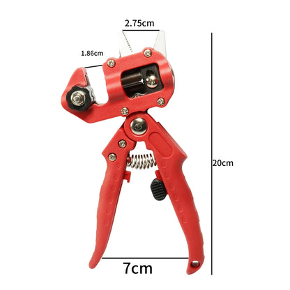 Garden Grafting Tool Multi-Function Seedling Fruit Tree Grafting Shears Farming Pruning Grafting Machine Budding with Toolbox