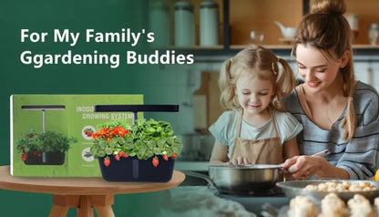 Plant Hydroponic Machine with Lifting Rod Planting Vegetables Intelligent Flowerpot Household LED Lights Hydroponic System