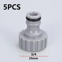 Load image into Gallery viewer, Garden Hose Tap Connector 3/4 inch and 1/2 inch BSP 2in1 Threaded Faucet Adapter Hose Connection Set for Garden Irrigation
