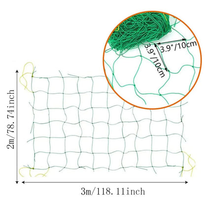 1 package Garden Grid Net for Climbing, Plant Climbing Vine Net, Green Garden Square Grid